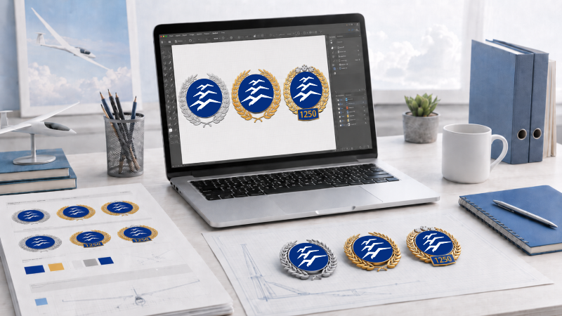 A Shared Visual Language for Gliding’s Historic Performance Badges